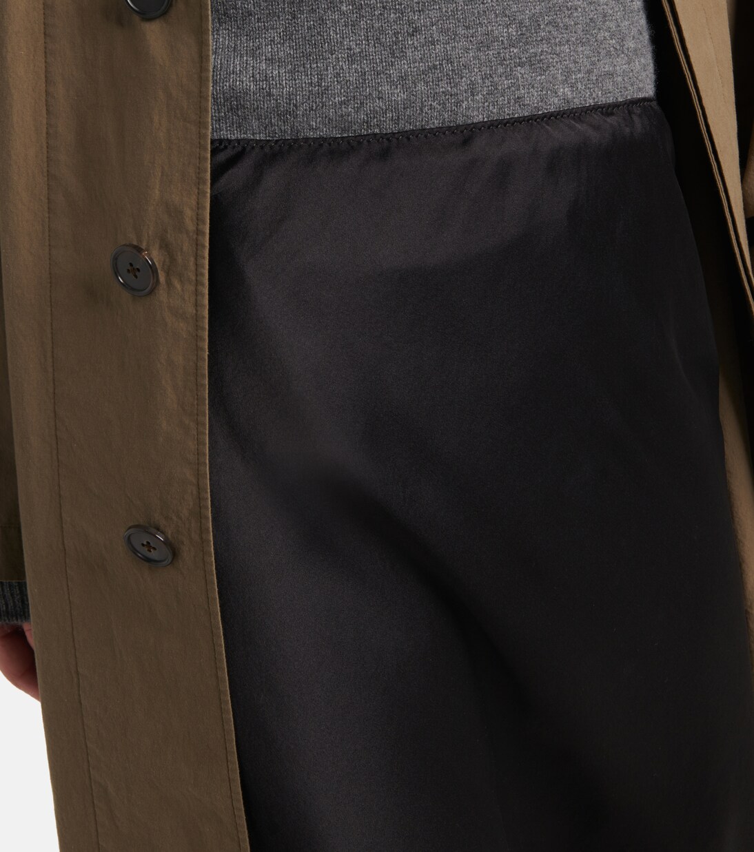 Gonna sottoveste Irene in charmeuse | The Row
