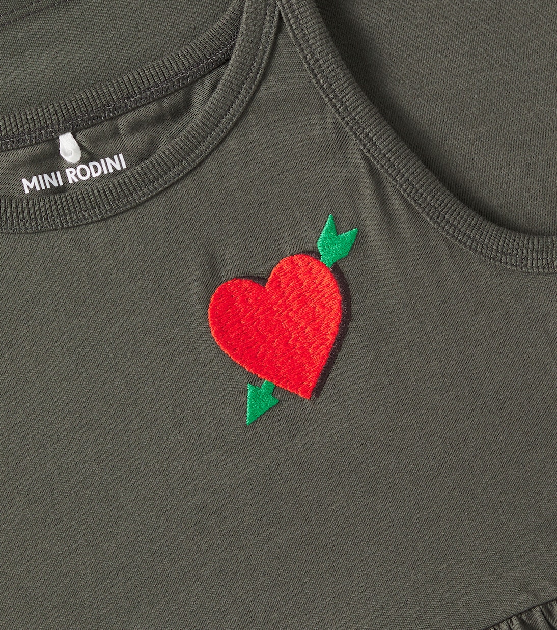Abito Arrowed Heart in jersey di cotone | Mini Rodini