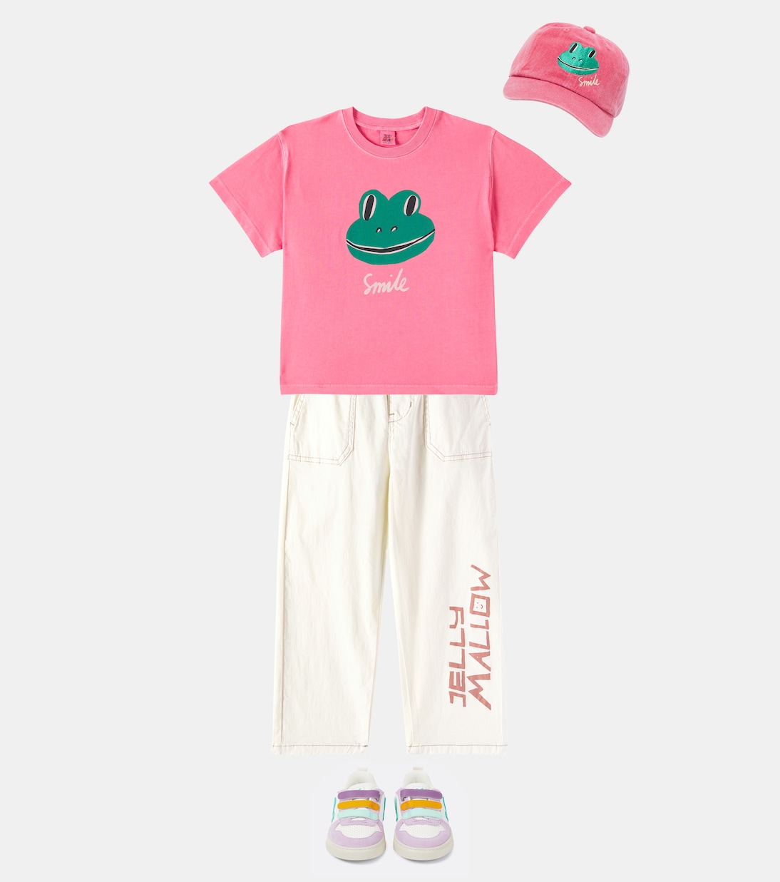 Smiling Frog cotton baseball cap | Jellymallow