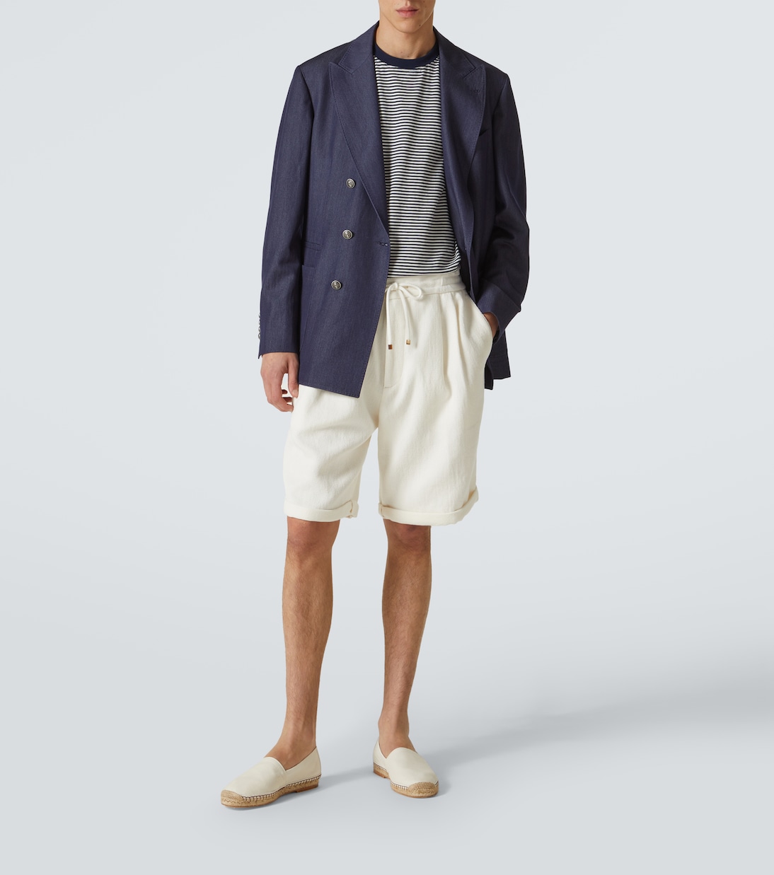 Bermuda-Shorts aus Gabardine | Brunello Cucinelli