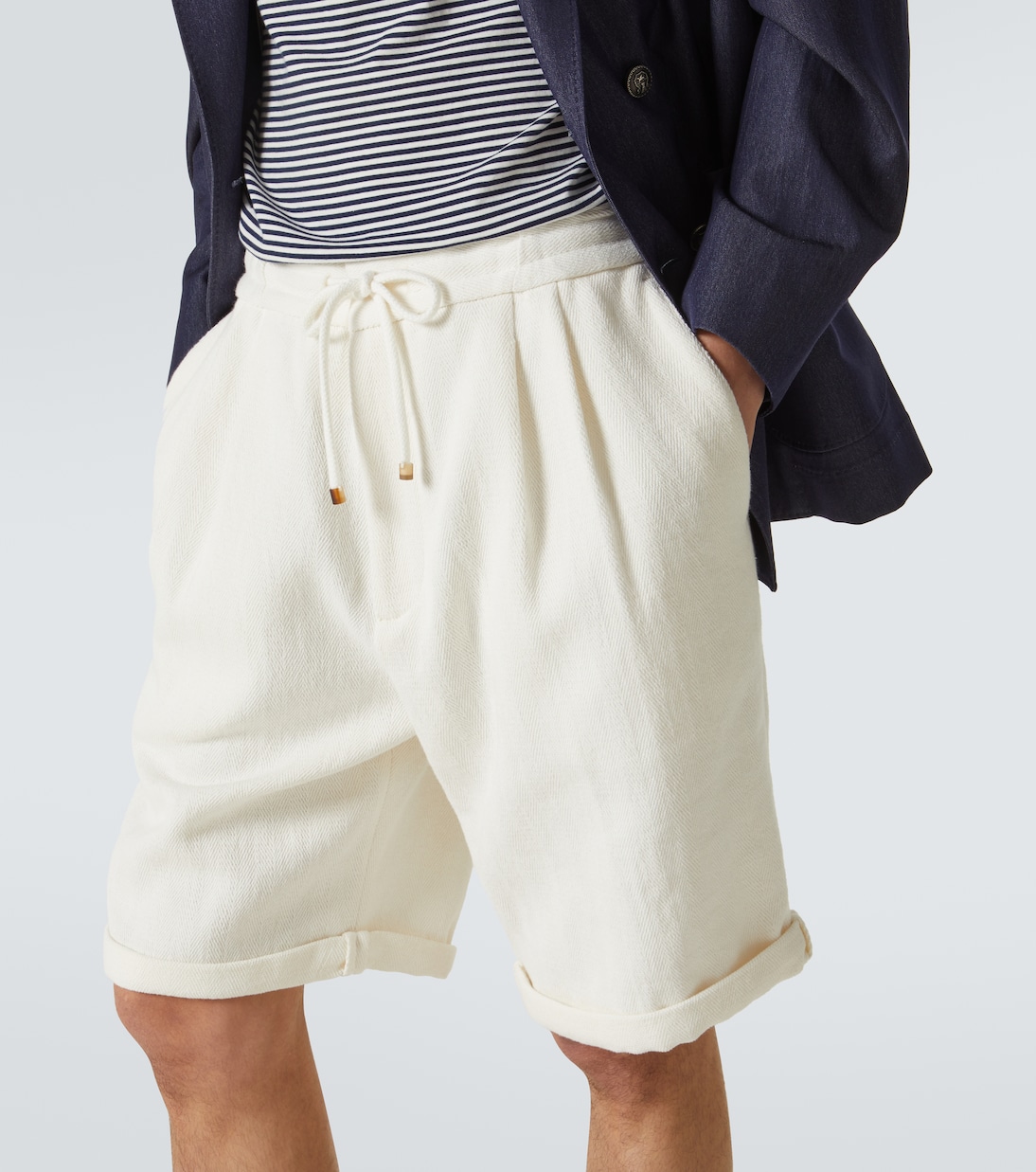 Bermuda-Shorts aus Gabardine | Brunello Cucinelli