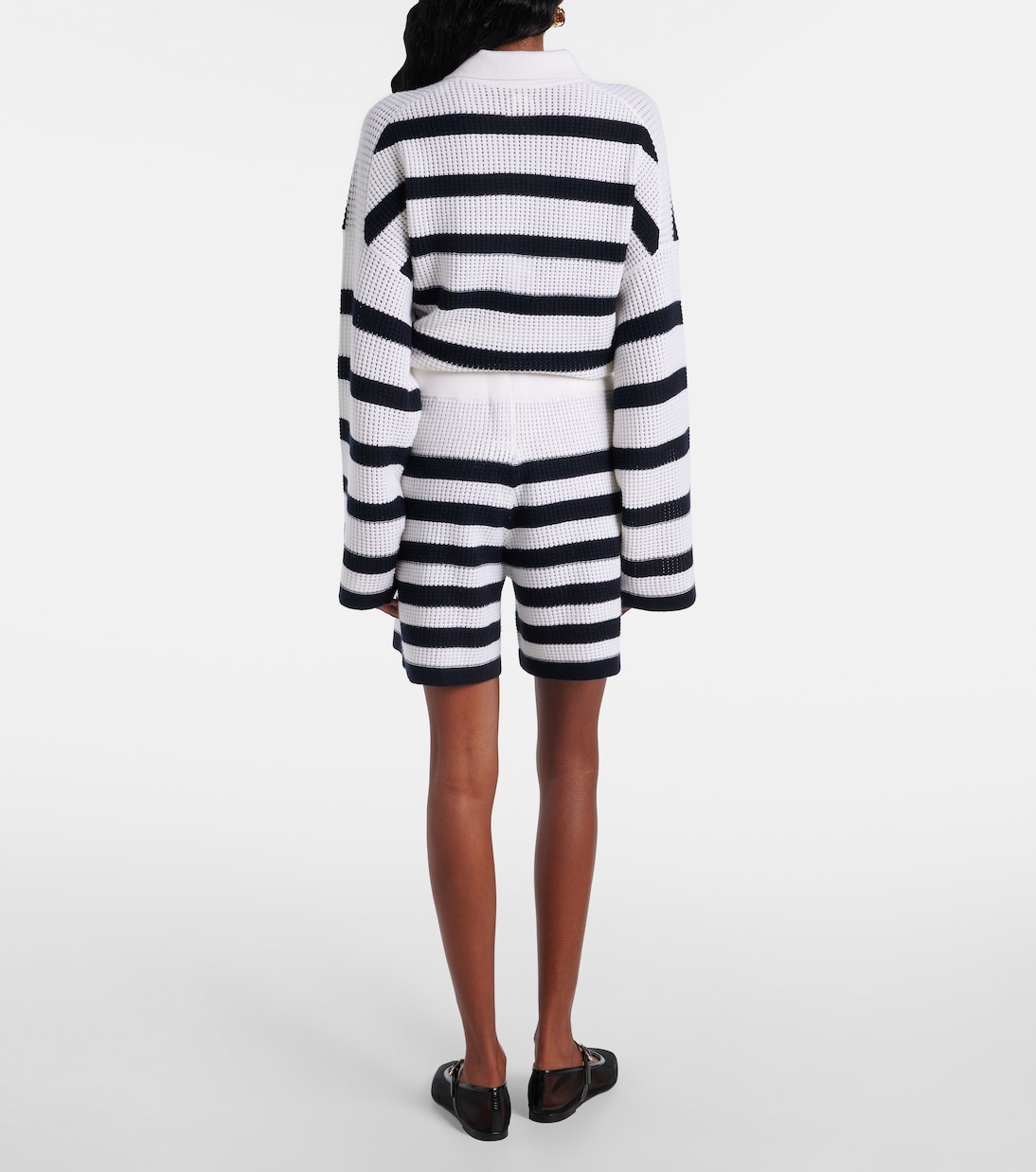 Shorts de cachemir a rayas | Jardin des Orangers