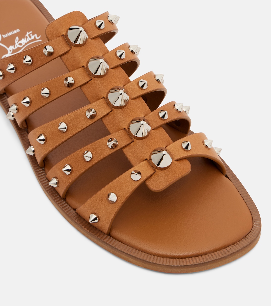 Charja spiked leather sandals | Christian Louboutin