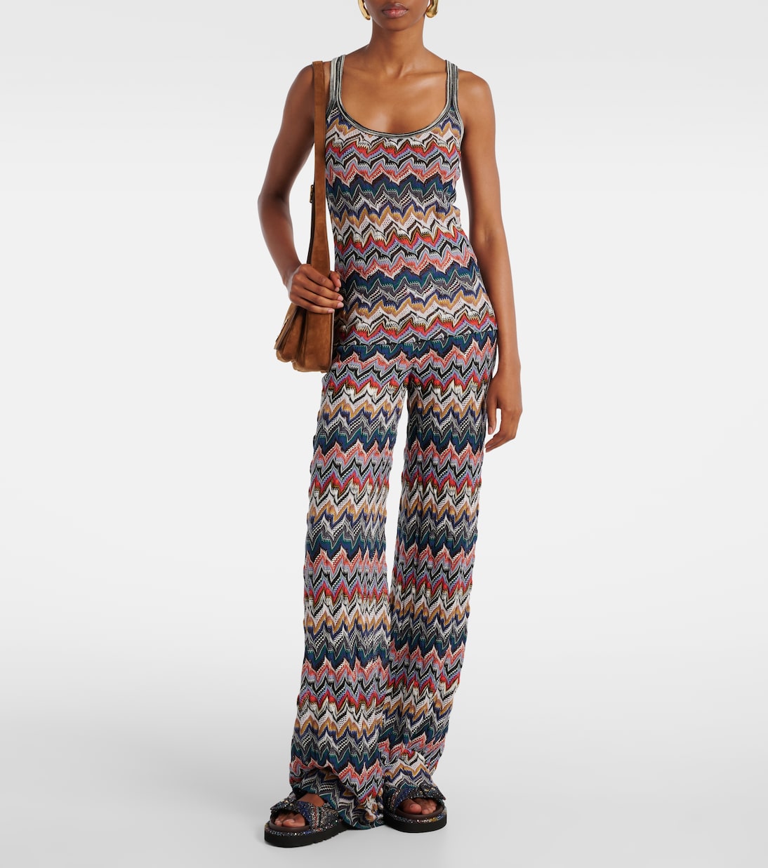 Maxikleid aus Lamé | Missoni