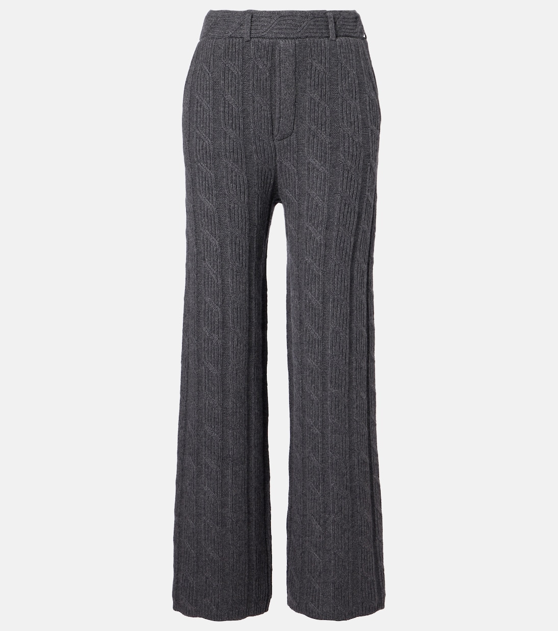 Ebba low-rise cashmere wide-leg pants | Lisa Yang