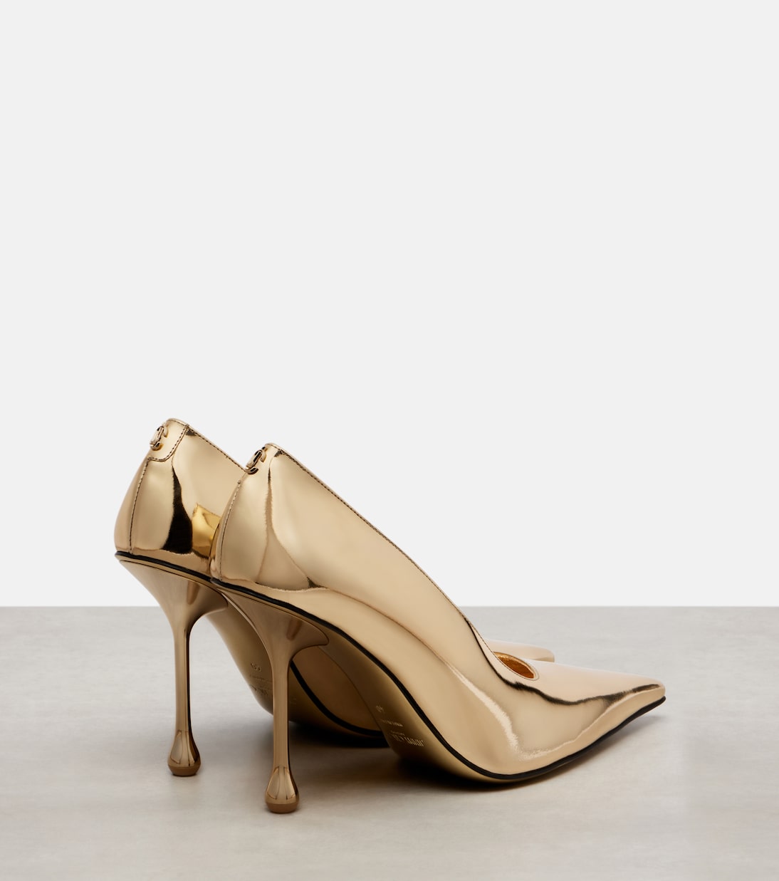 Ixia 95 mirrored leather pumps | Jimmy Choo
