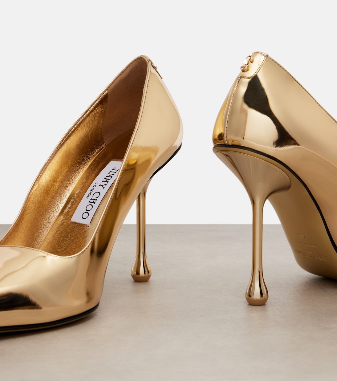 Ixia 95 mirrored leather pumps | Jimmy Choo
