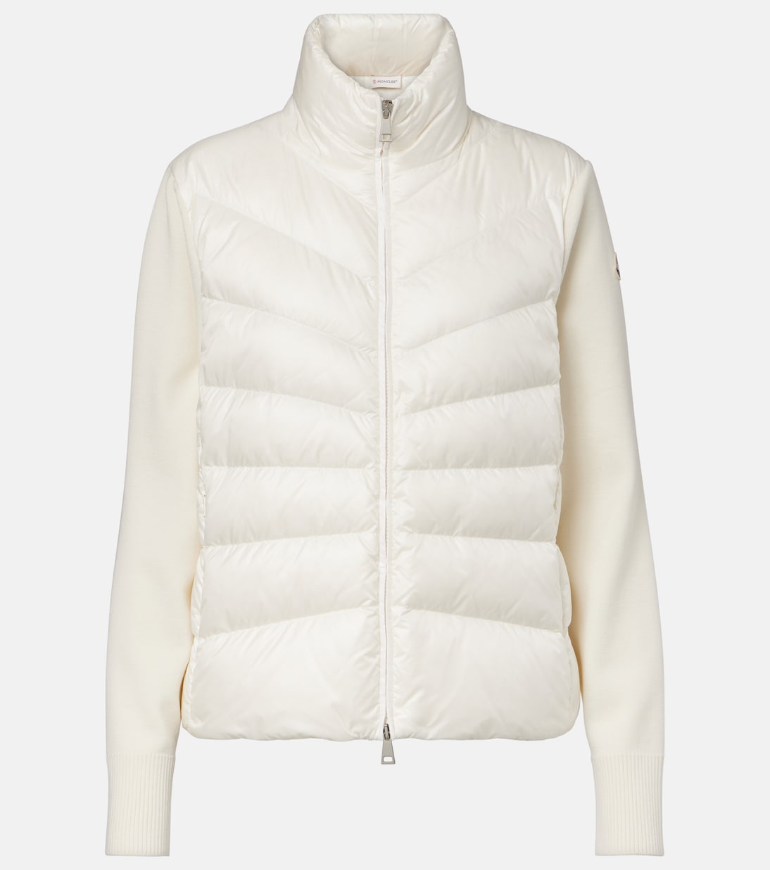 Daunenjacke mit Strick | Moncler