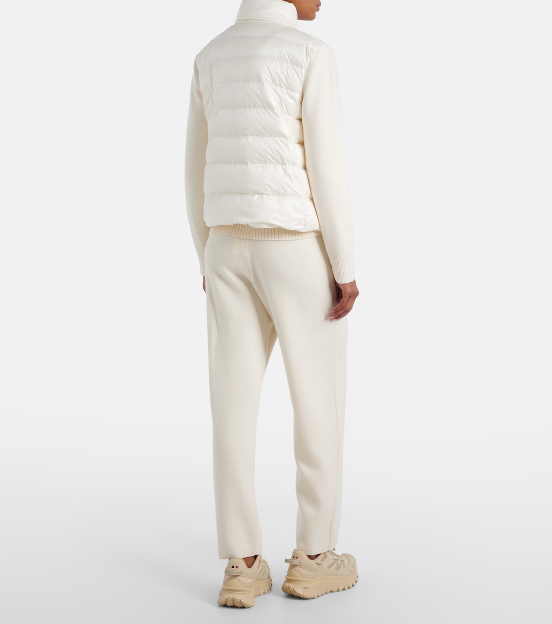 Daunenjacke mit Strick | Moncler