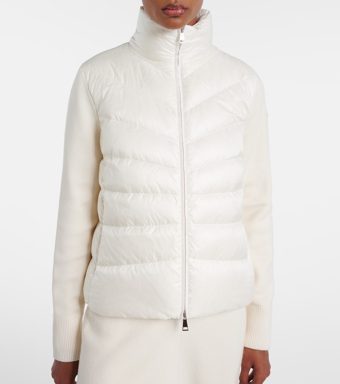 Daunenjacke mit Strick | Moncler