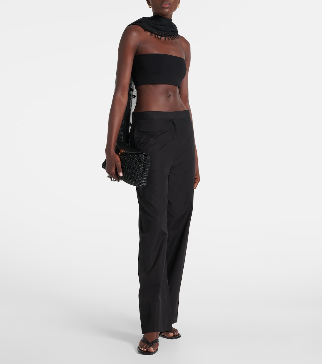 Bandeau-Top aus Jersey | Toteme