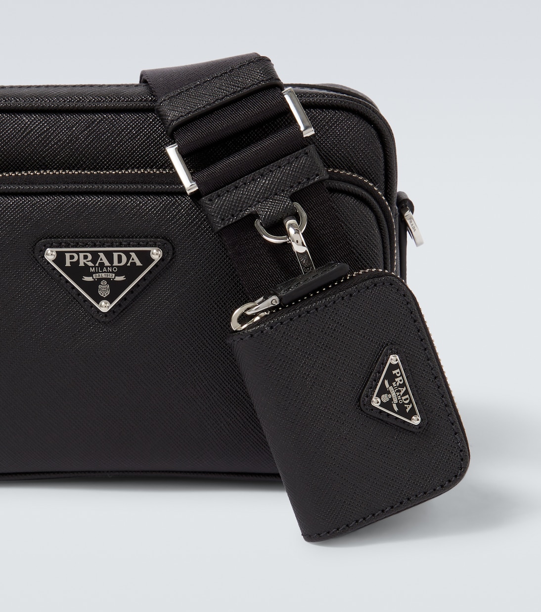 Borsa a spalla in pelle Saffiano | Prada