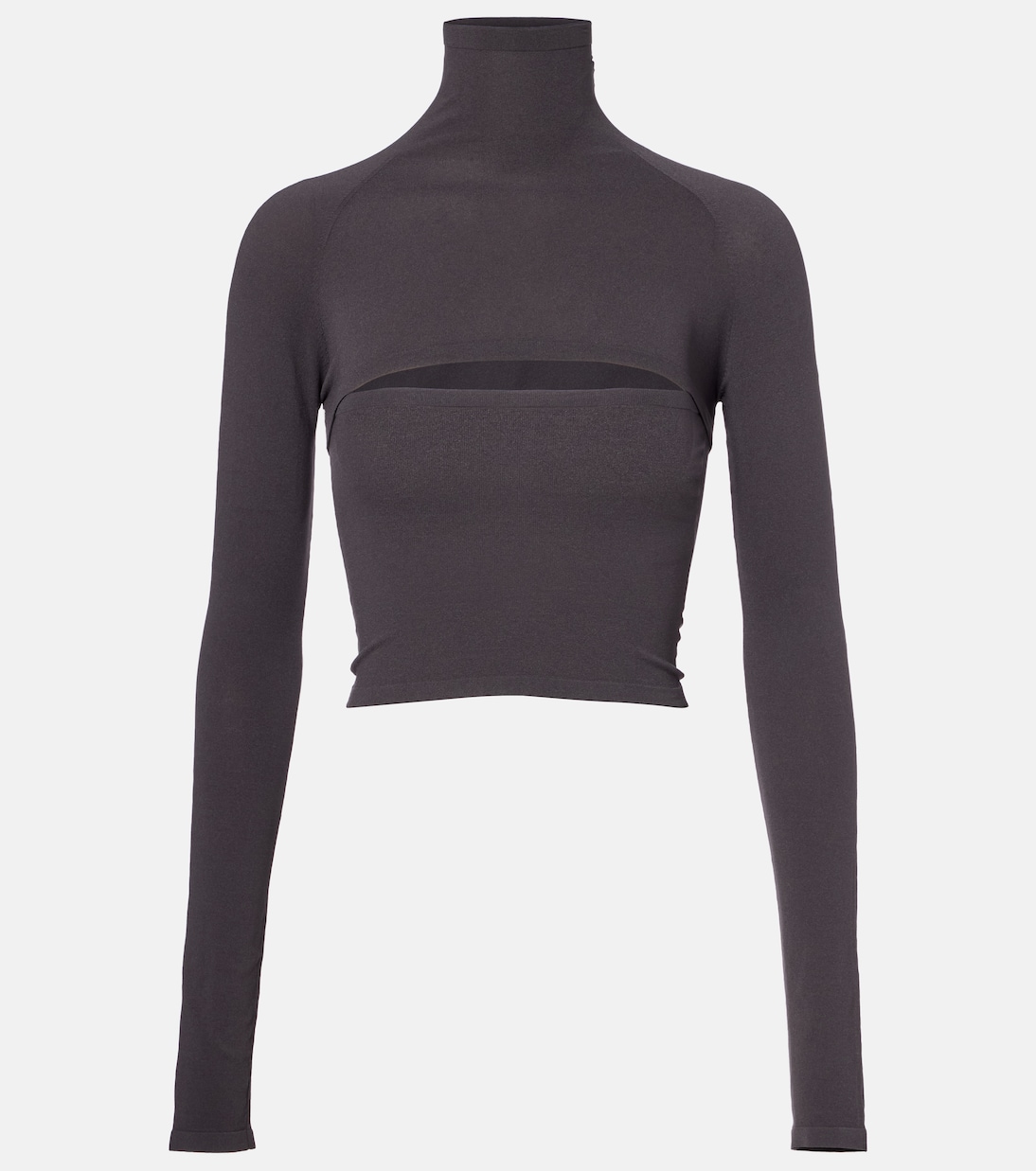 Second-Skin 크롭 컷아웃 탑 | Alaïa