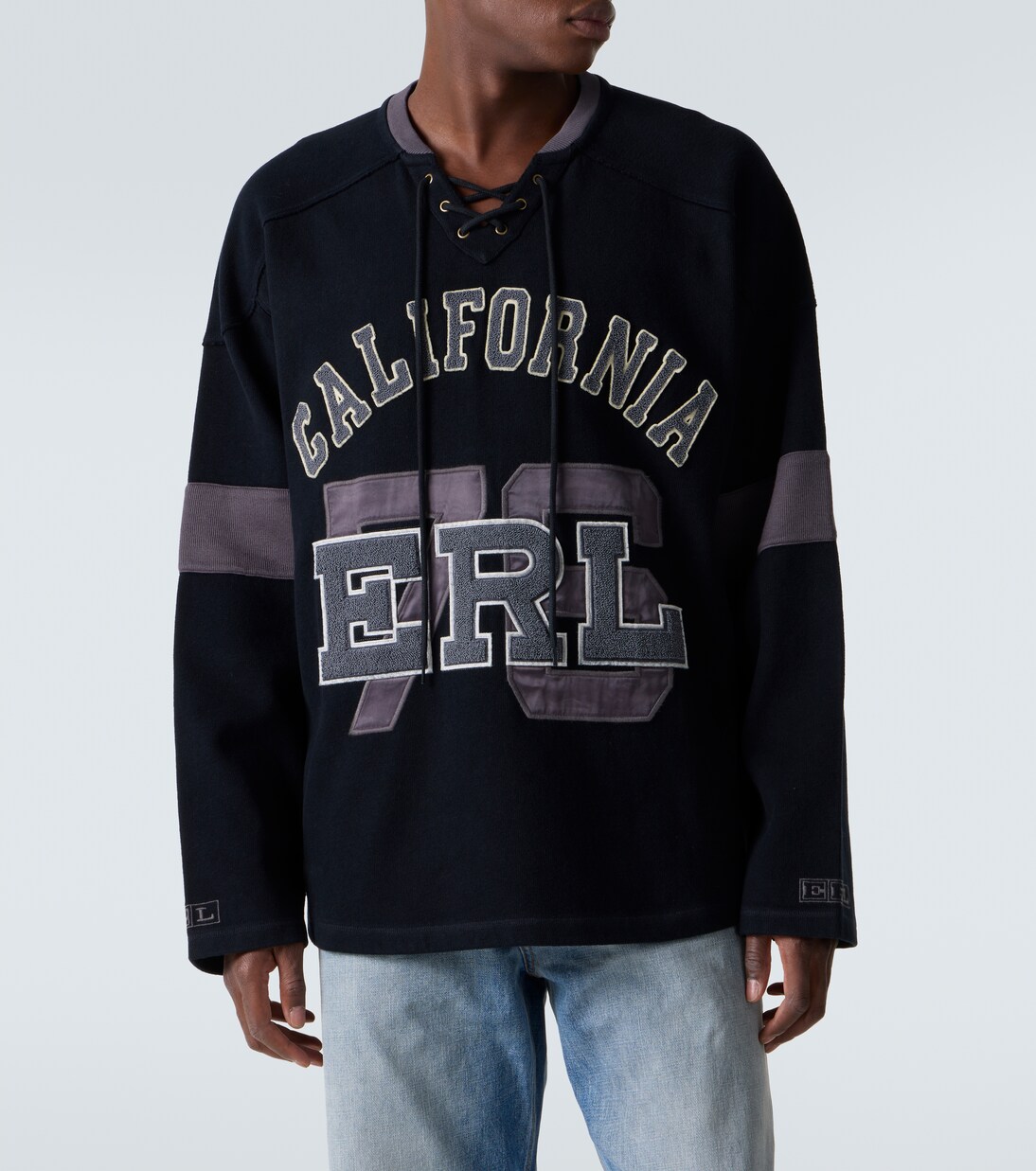 Embroidered cotton jersey T-shirt | ERL
