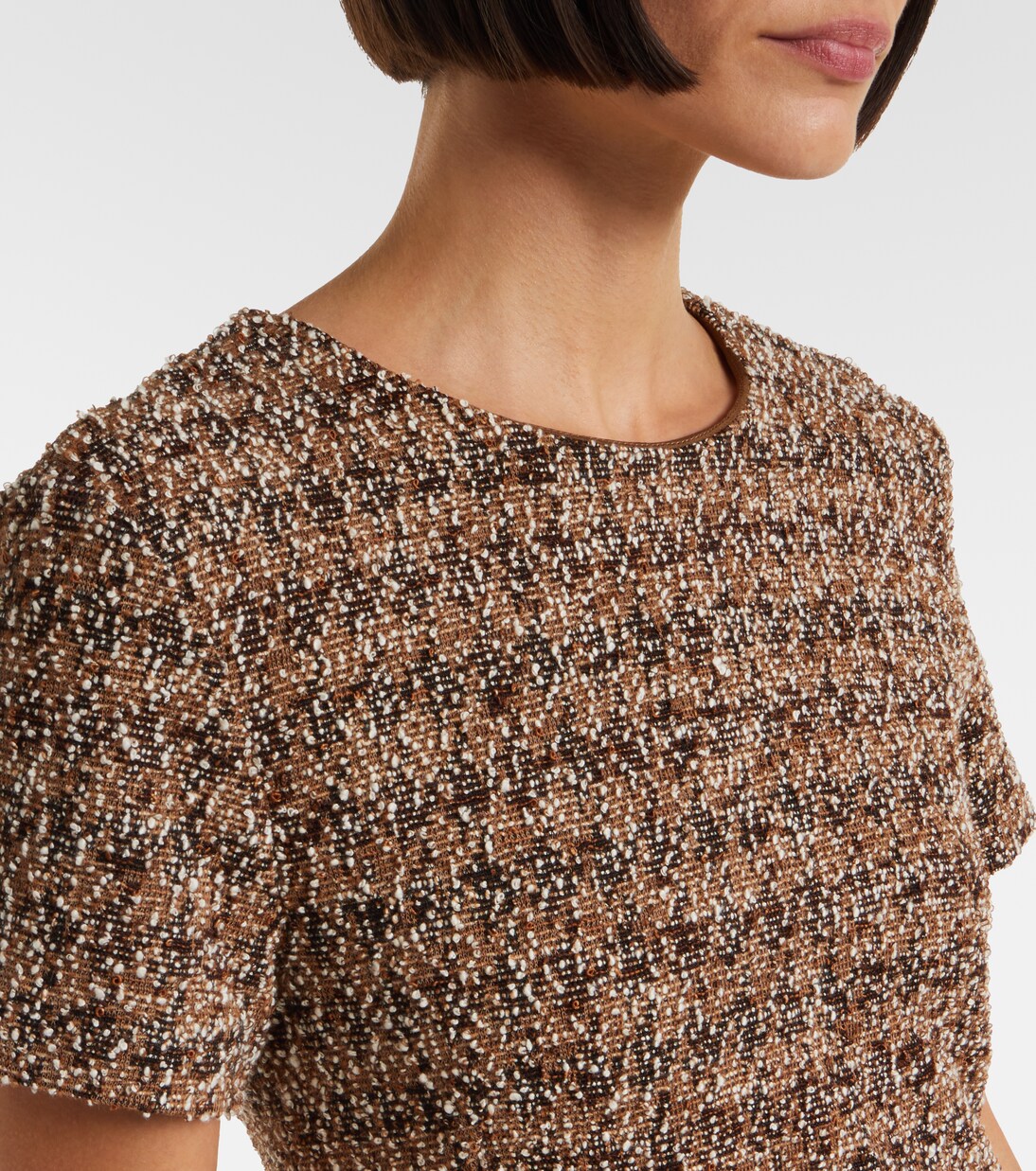 Giugno cotton and wool-blend midi dress | Max Mara