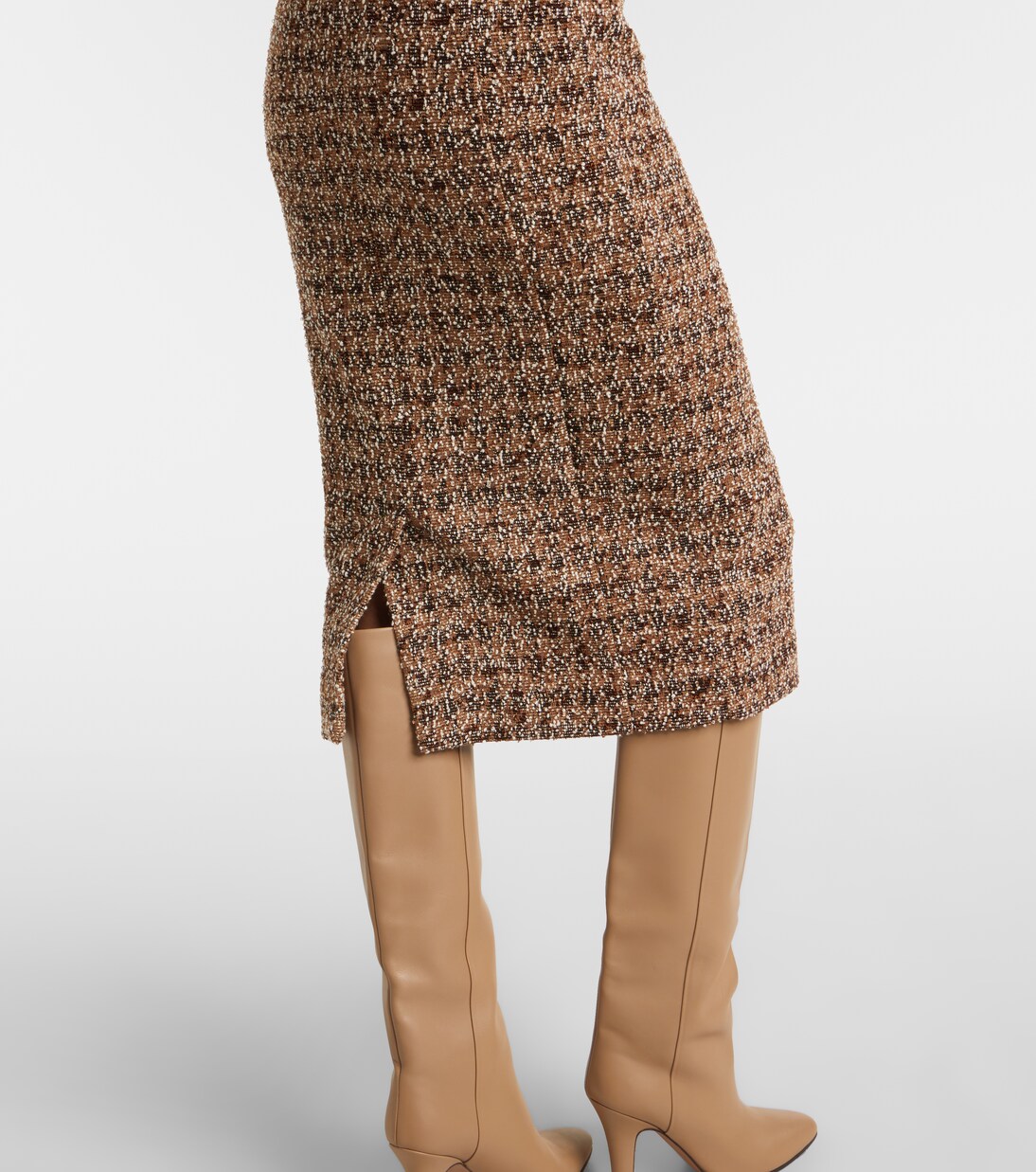 Giugno cotton and wool-blend midi dress | Max Mara