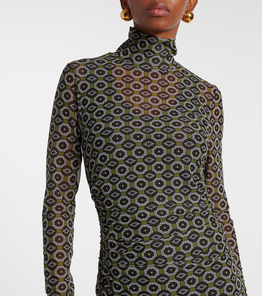 Printed midi dress | Dries Van Noten