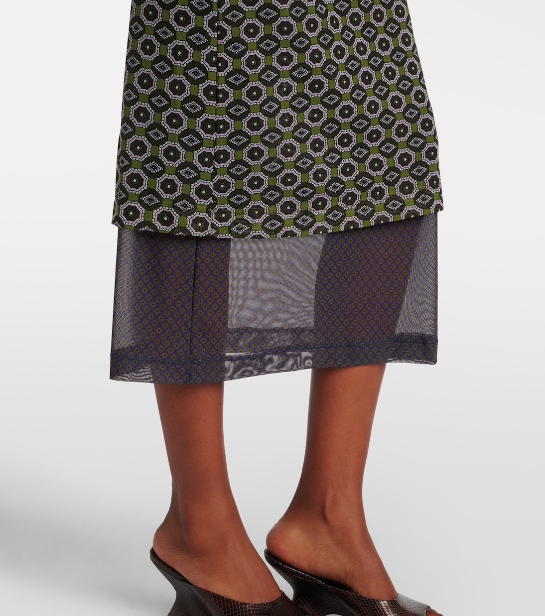 Printed midi dress | Dries Van Noten