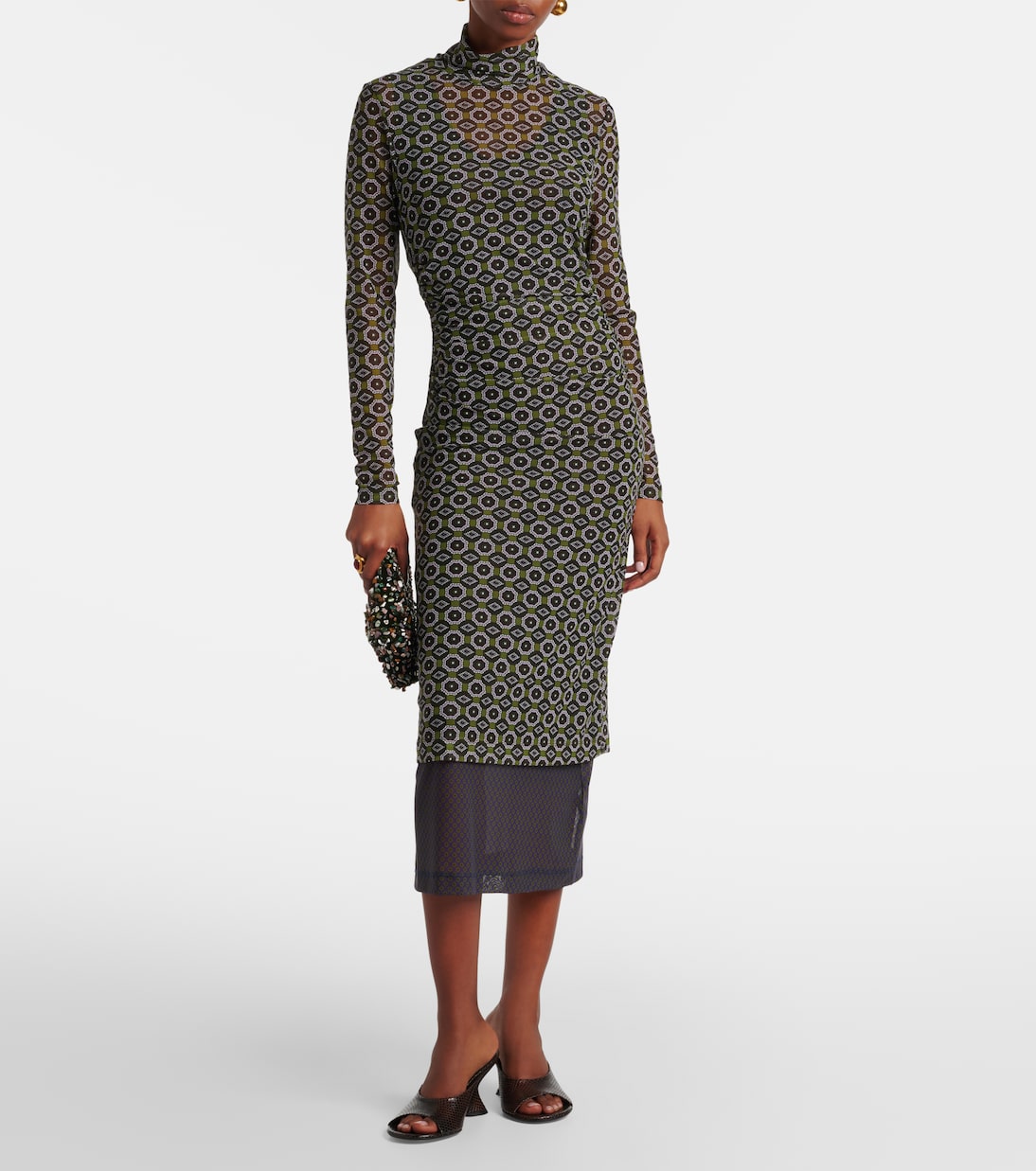 Printed midi dress | Dries Van Noten