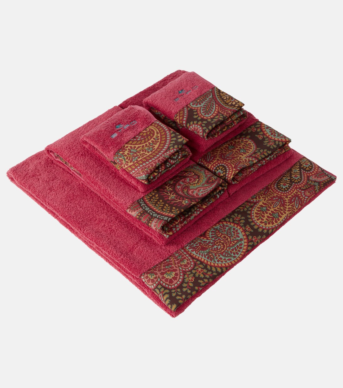 Set of 5 cotton terry towels | Etro