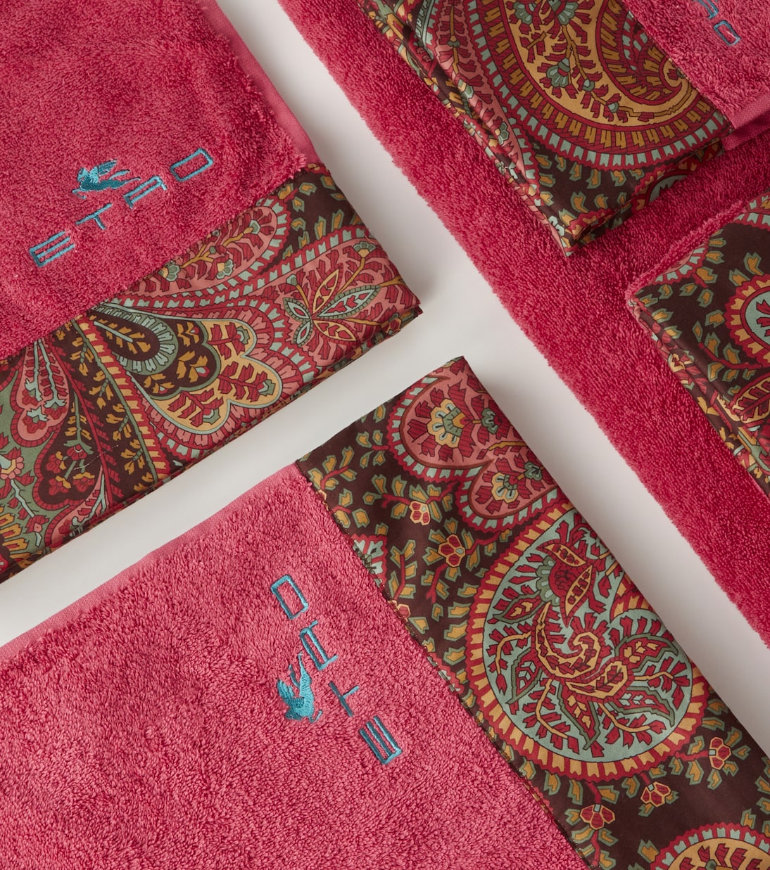 Set of 5 cotton terry towels | Etro