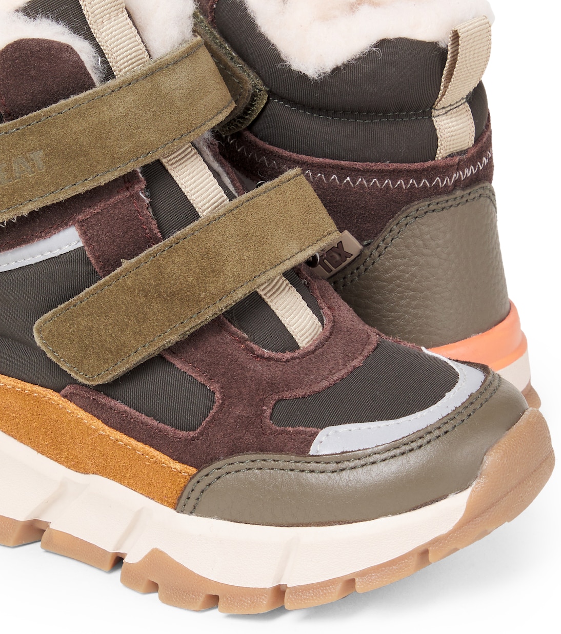 Lucka Tex leather-trimmed boots | Wheat