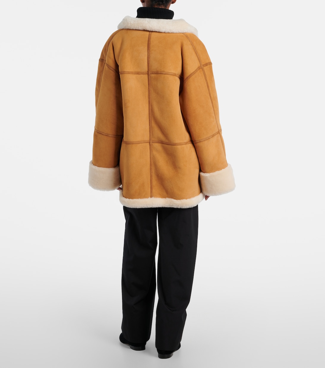 Shearling and suede jacket | Toteme