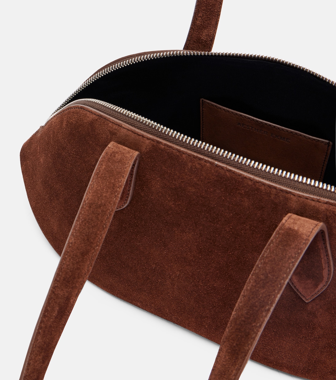 Cosmo suede bowling bag | Aesther Ekme