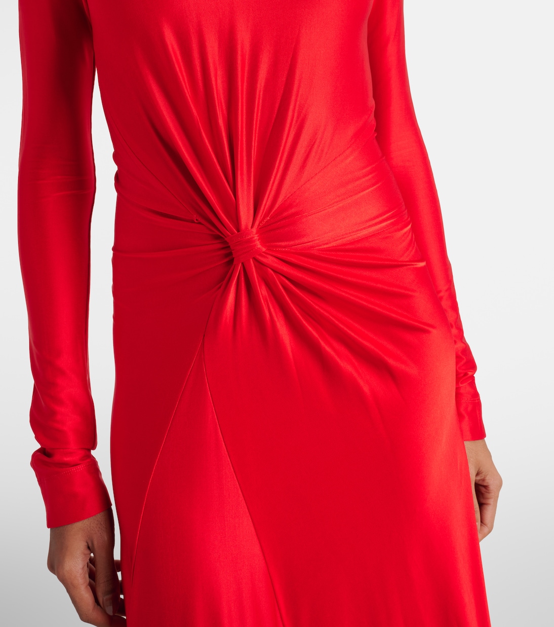 Gathered jersey maxi dress | Victoria Beckham