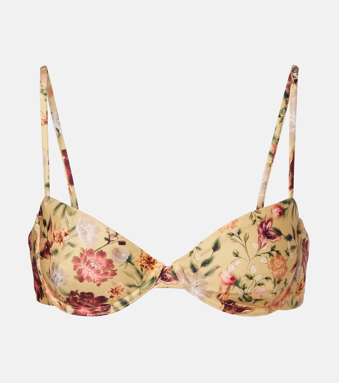 Magdalena floral bikini top | Agua by Agua Bendita