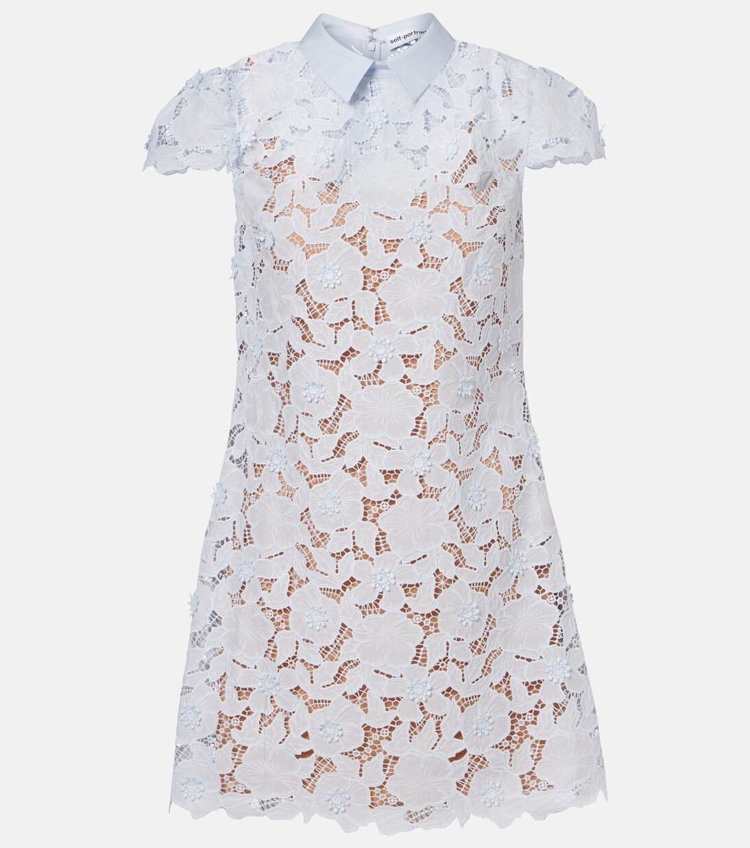 فستان قصير من الدانتيل | Self-Portrait