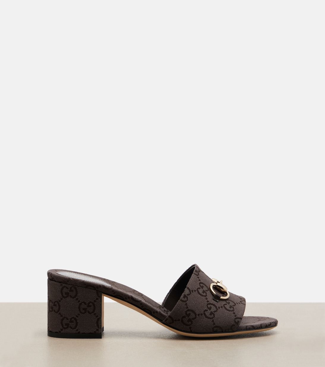 Horsebit GG Canvas mules | Gucci