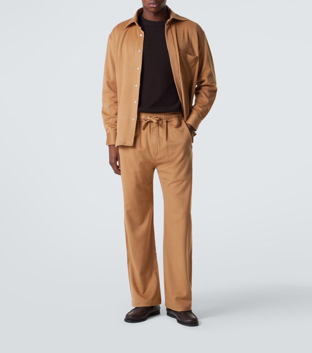 Cashmere straight pants | Saman Amel