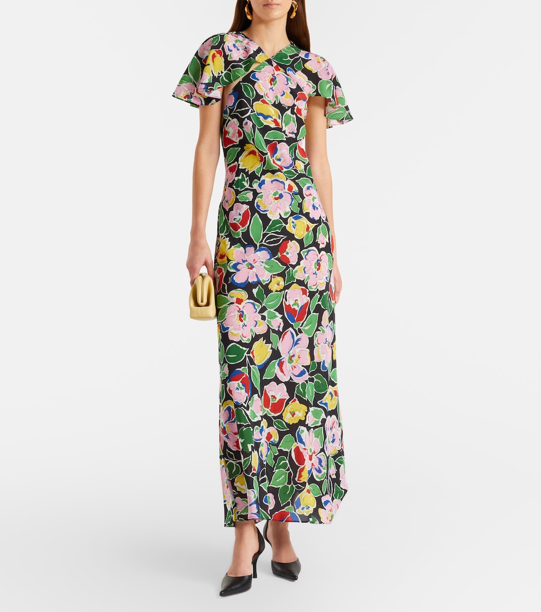 Jeannie floral silk maxi dress | Rixo