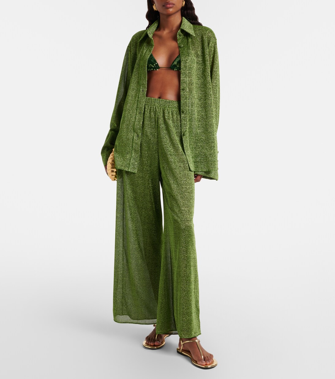 Lumière wide-leg pants | Oséree