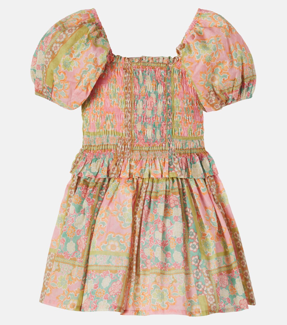 Claire floral cotton top and skirt set | Bebe Organic