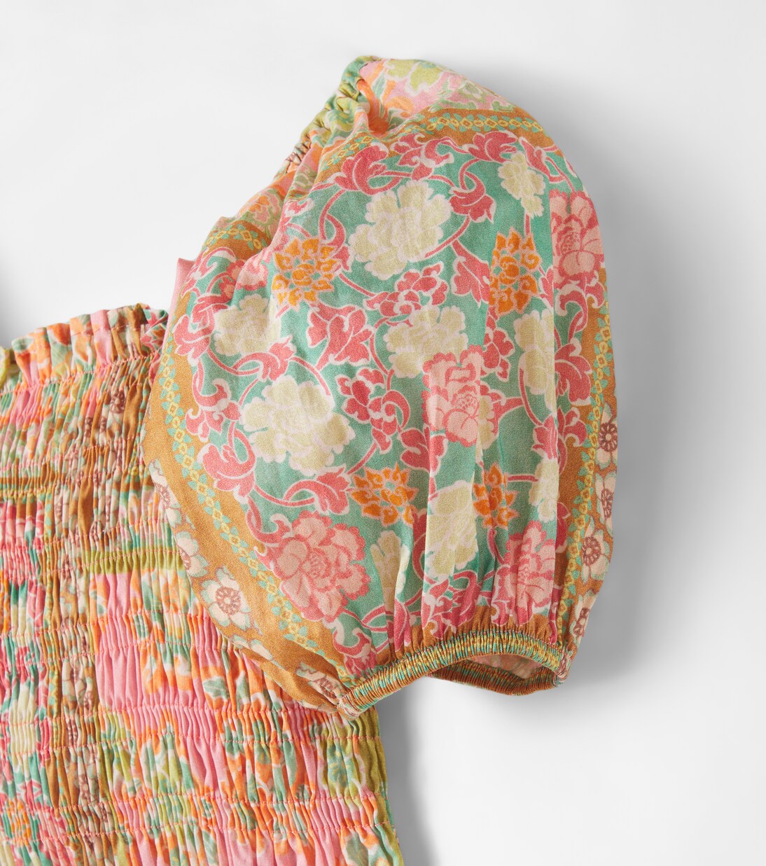 Claire floral cotton top and skirt set | Bebe Organic