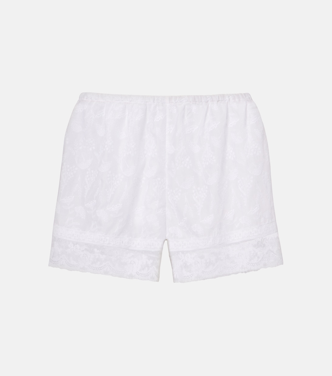 Floralie floral cotton-blend voile shorts | Eres