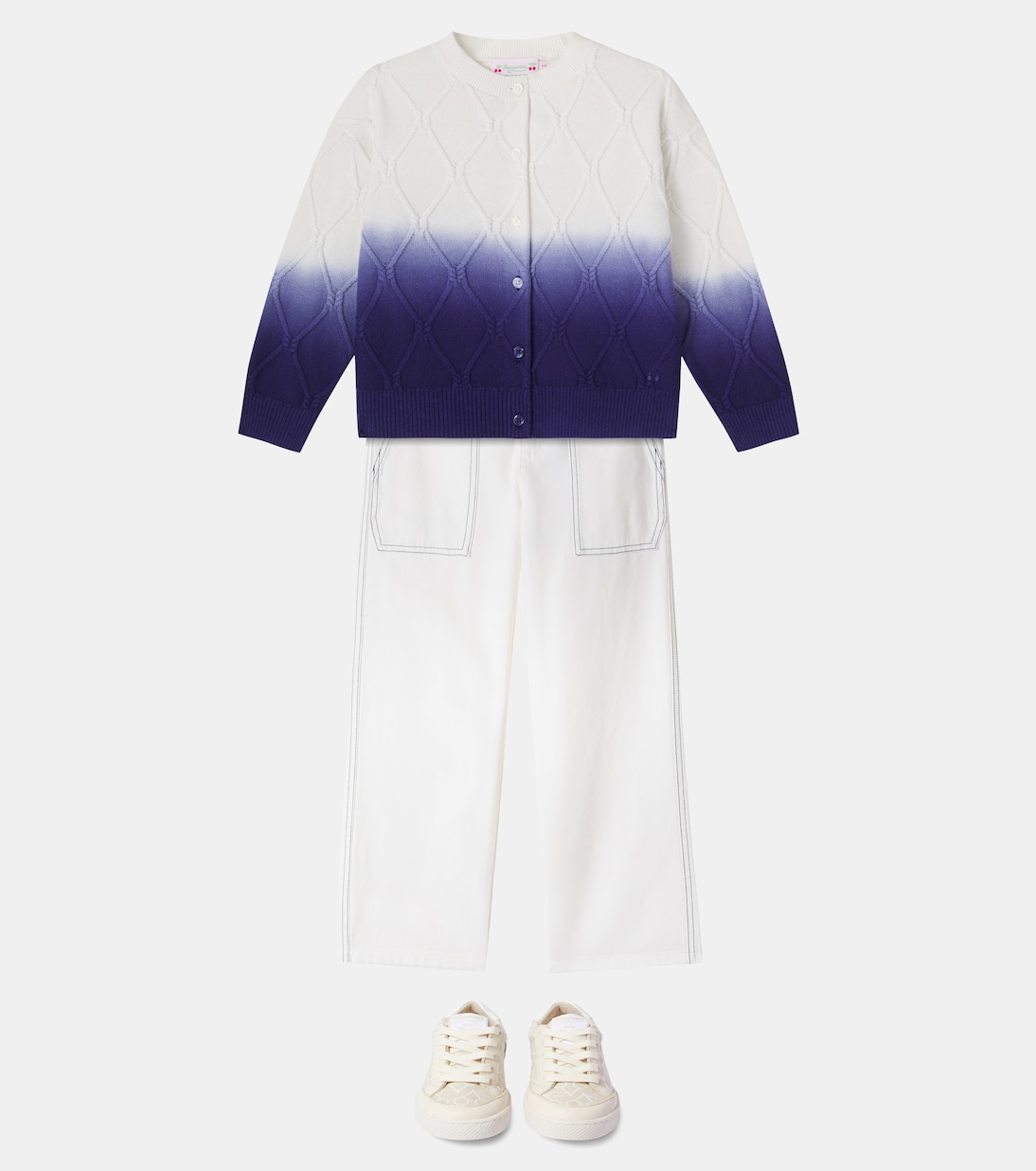 Cardigan Larelle aus Baumwolle und Kaschmir | Bonpoint