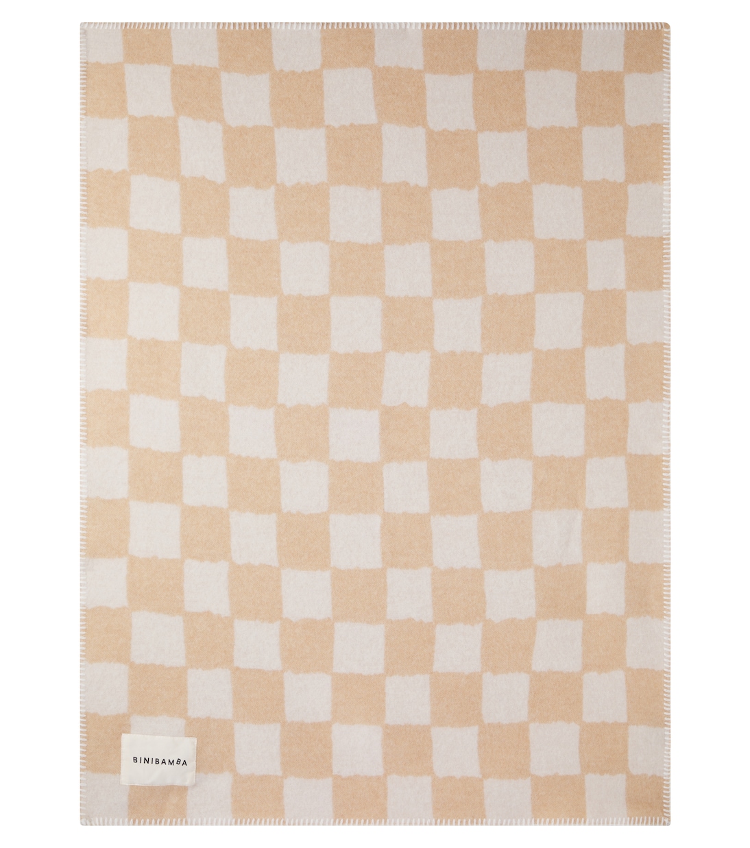 Baby checked wool blanket | Binibamba