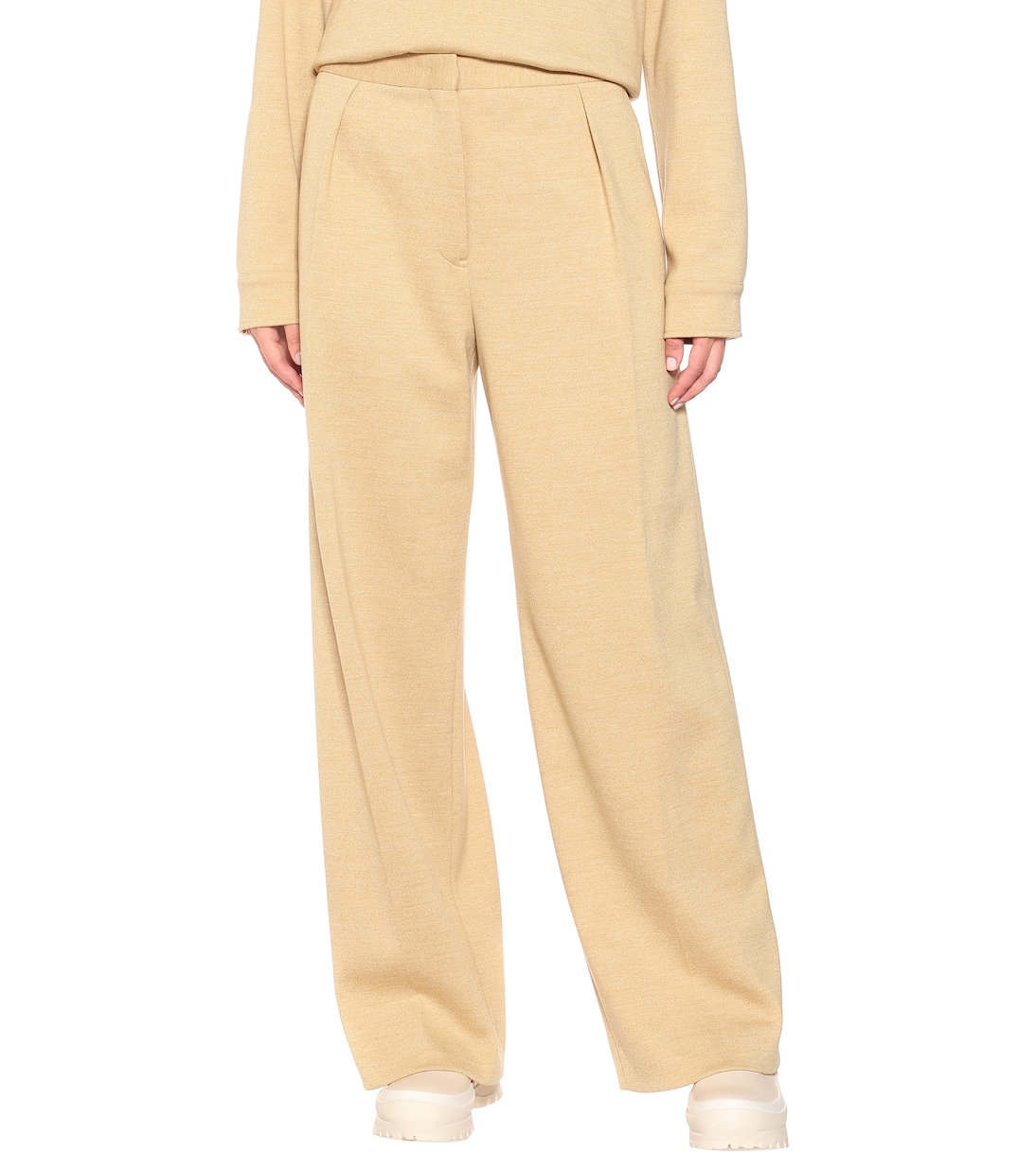 Pantaloni a gamba larga in lana | Jil Sander