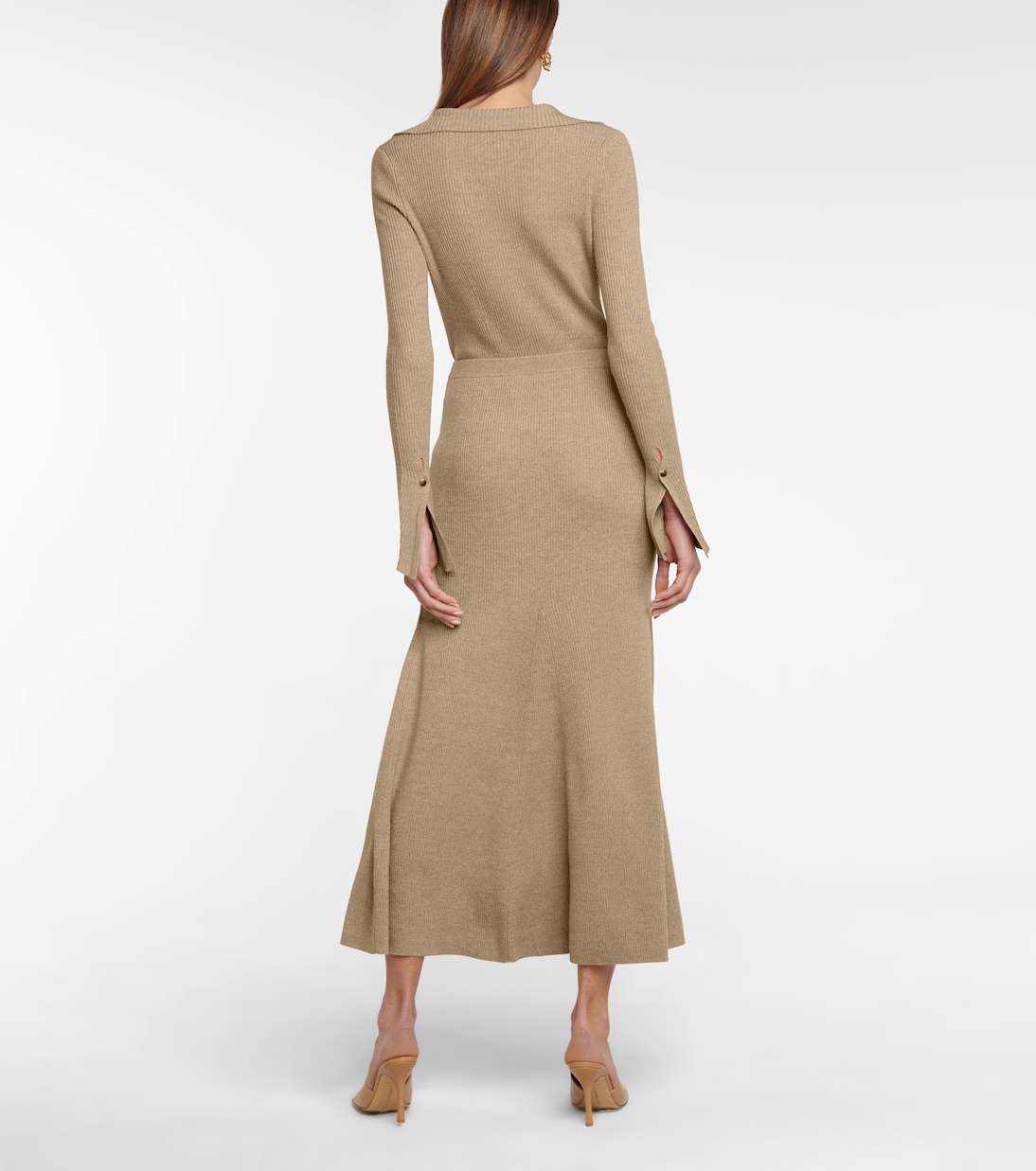 Alina wool-blend midi skirt | Nanushka