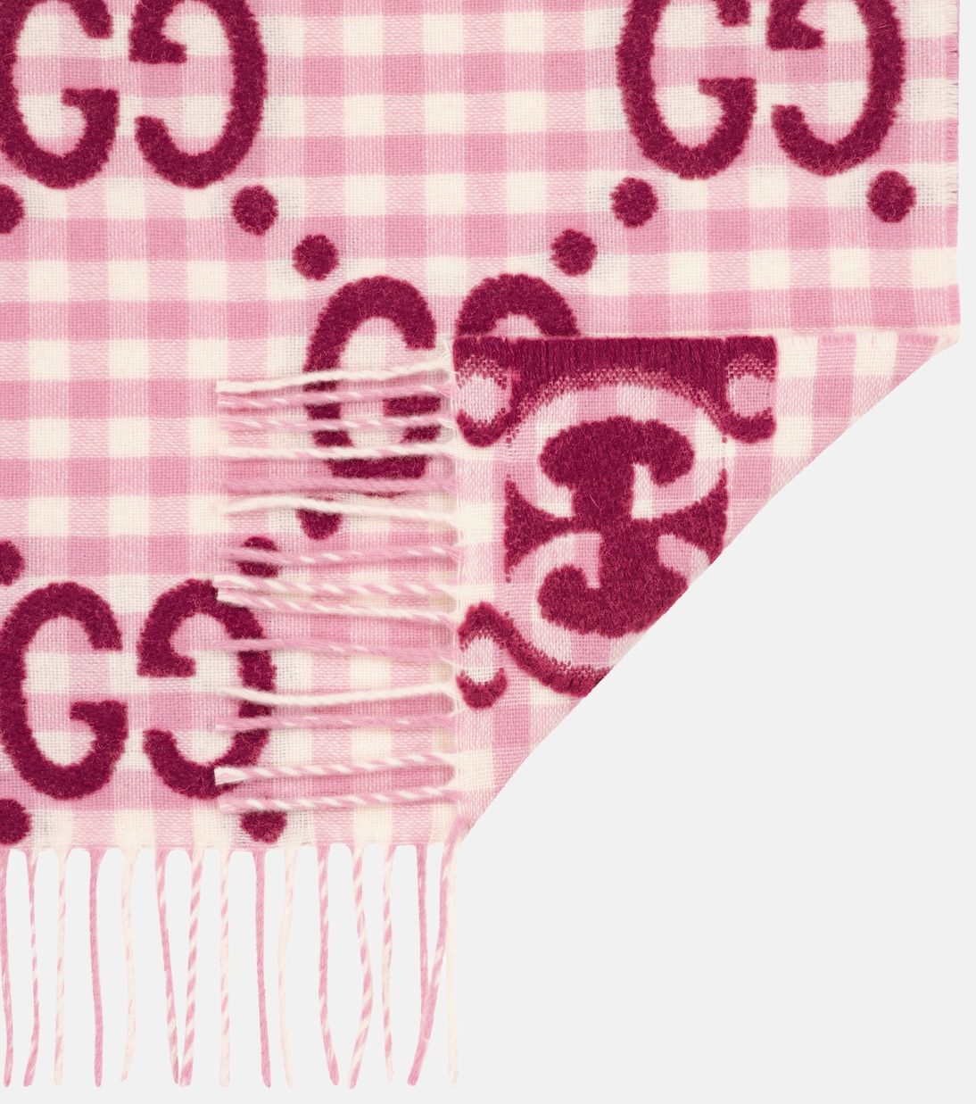 Sciarpa in jacquard GG di lana | Gucci