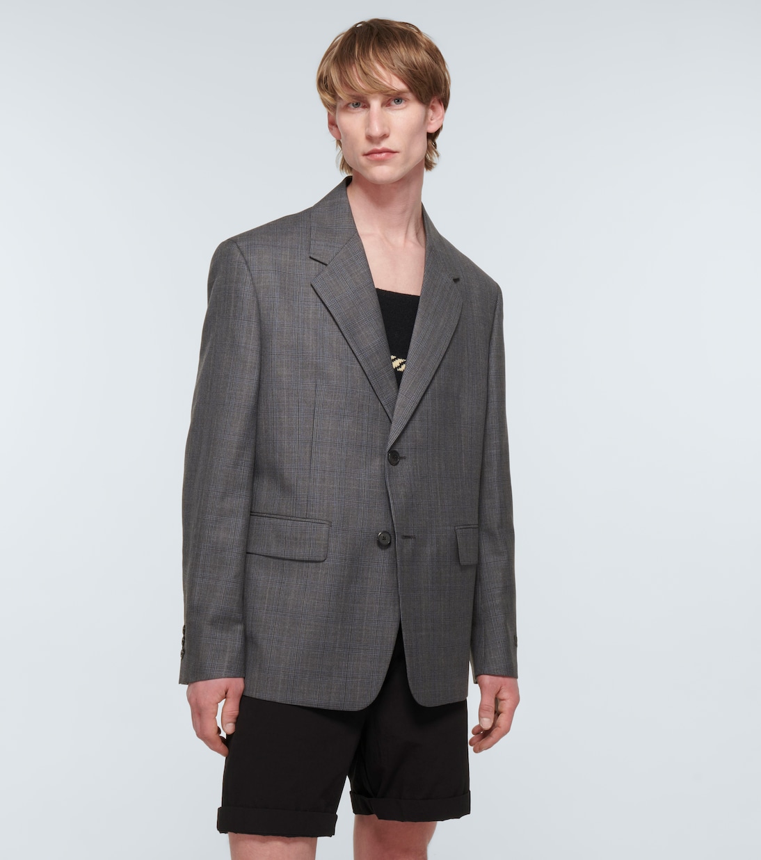 Blazer in lana e seta | Prada