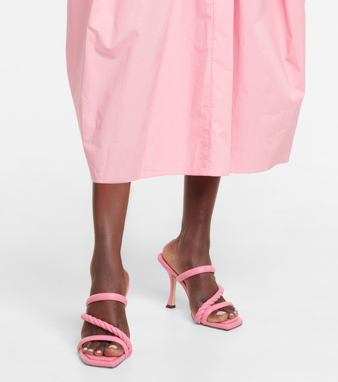 Diosa 90 leather mules | Jimmy Choo