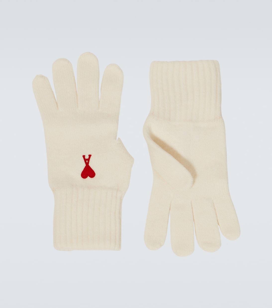 Ami de Cœur virgin wool gloves | Ami Paris