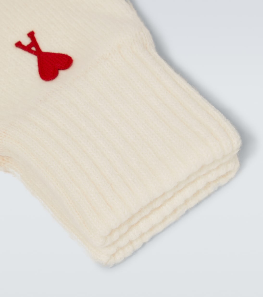 Ami de Cœur virgin wool gloves | Ami Paris