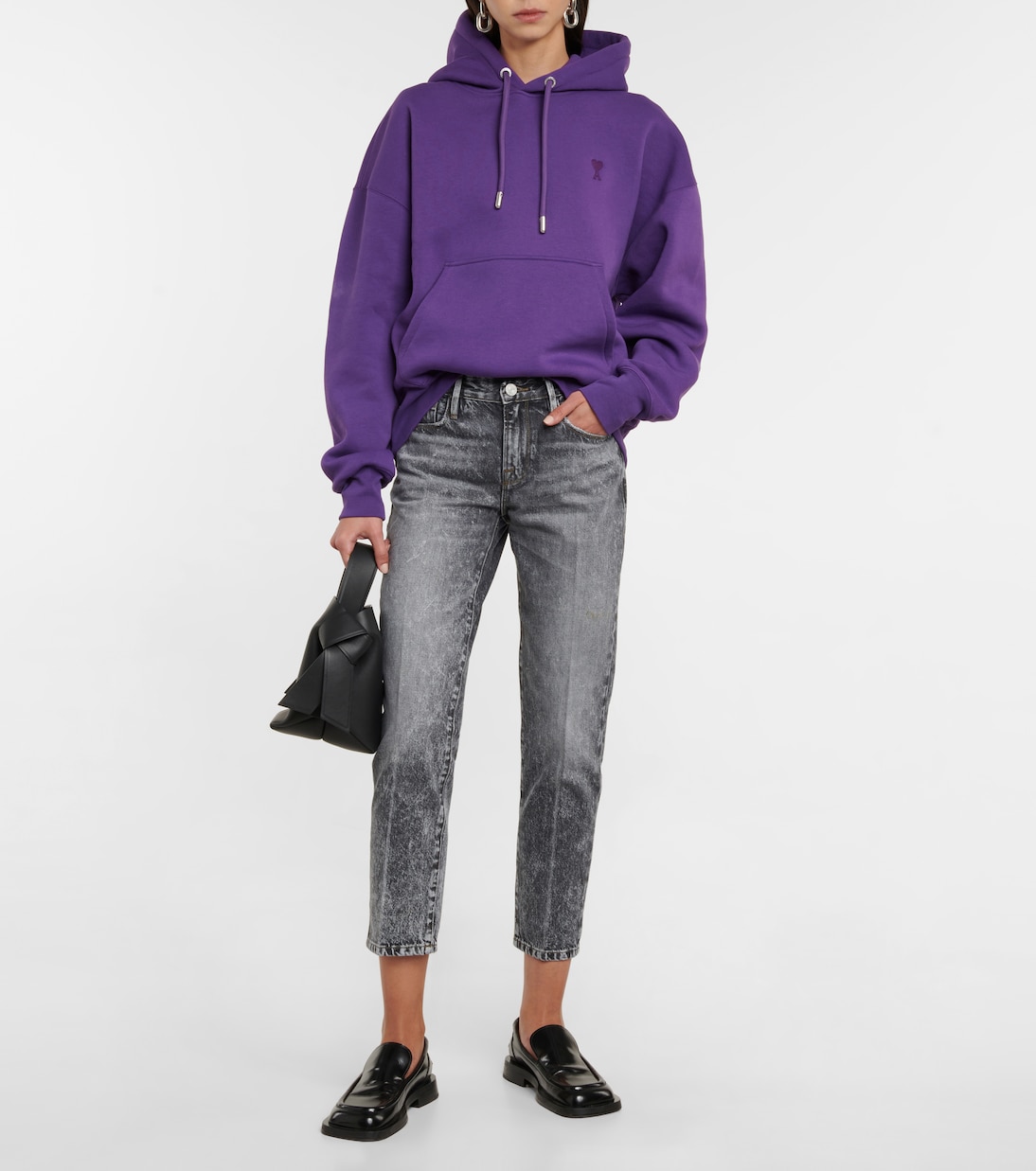 Jean droit Le Nouveau à taille mi-haute | Frame