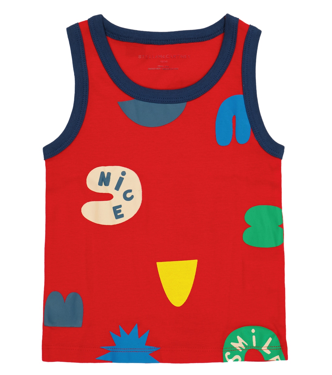 Set of 7 printed cotton tank tops | Stella McCartney Kids