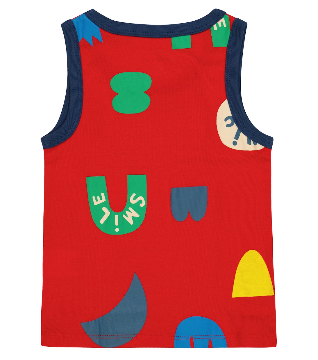 Set of 7 printed cotton tank tops | Stella McCartney Kids